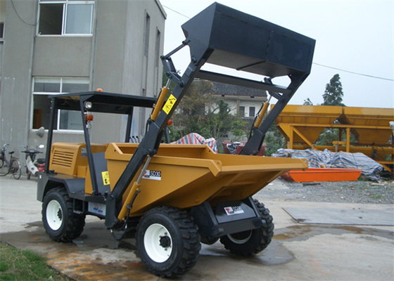 Chine Le diesel de pelle à chargement d'individu 3 tonnes déchargeur concret de 4WD de mini pour le site fonctionne/construction de bâtiments fournisseur