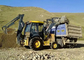 Pelle rétro hydraulique à roues pour le tracteur compact 7400 kilogrammes de poids d'opération fournisseur