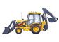 le chargeur XT870 de pelle rétro de tracteur de la puissance 70KW, 0,3 m3 a évalué la machine de creusement de pelle rétro fournisseur